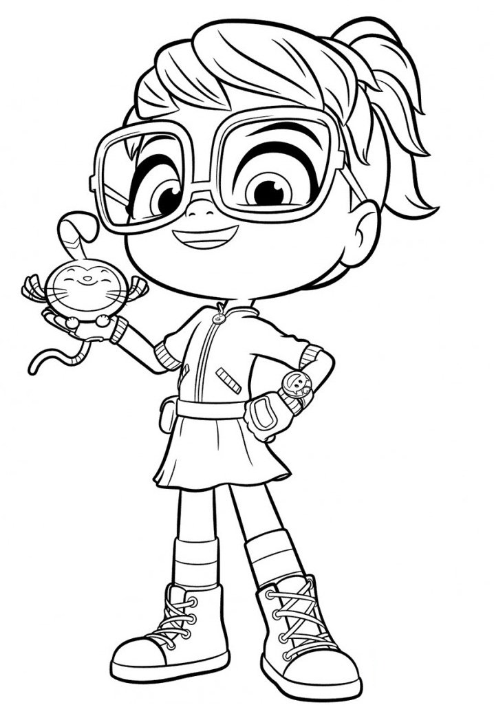 Abby hatcher coloring pages printable for free download