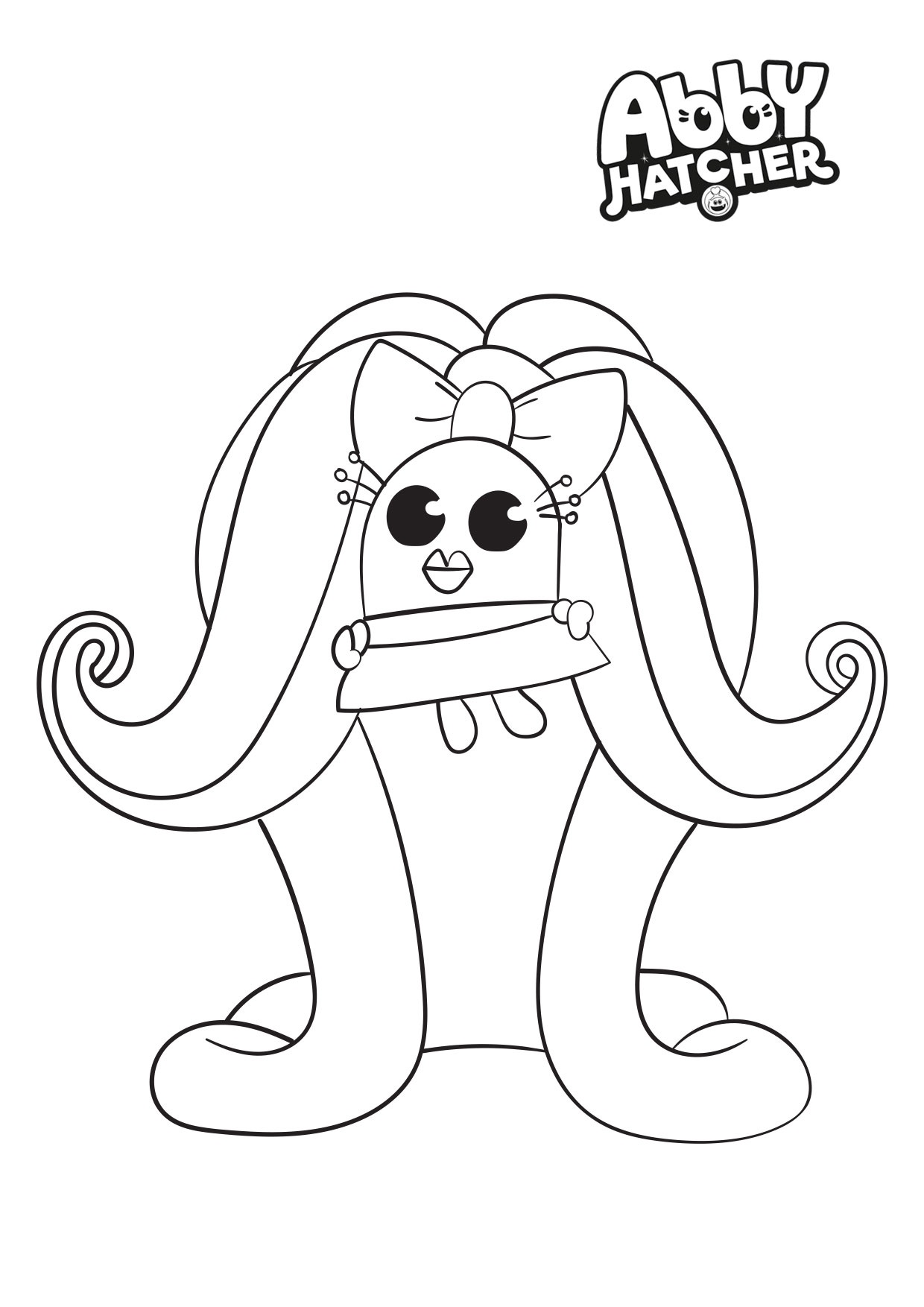 Abby hatcher harriet coloring page