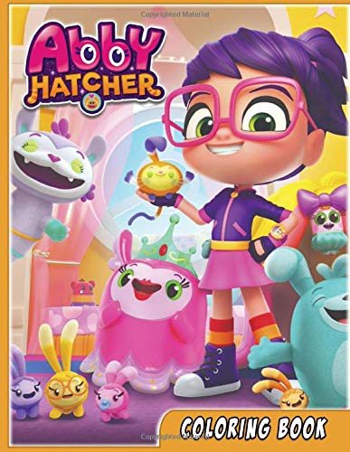 Abby hatcher coloring book exclusive illustrations for kids by print brother