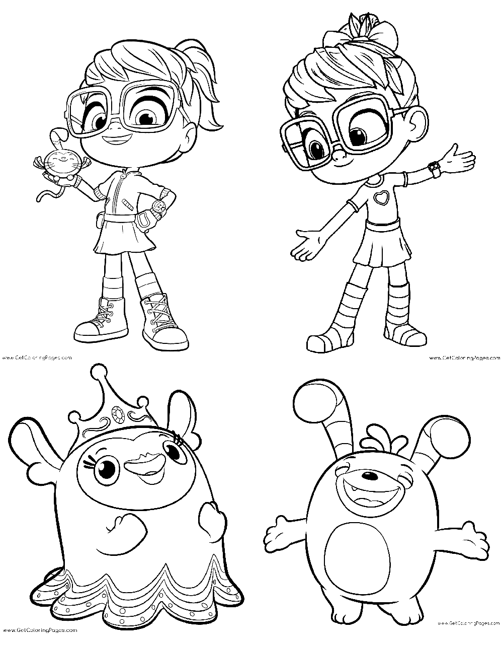 Abby hatcher coloring pages printable for free download