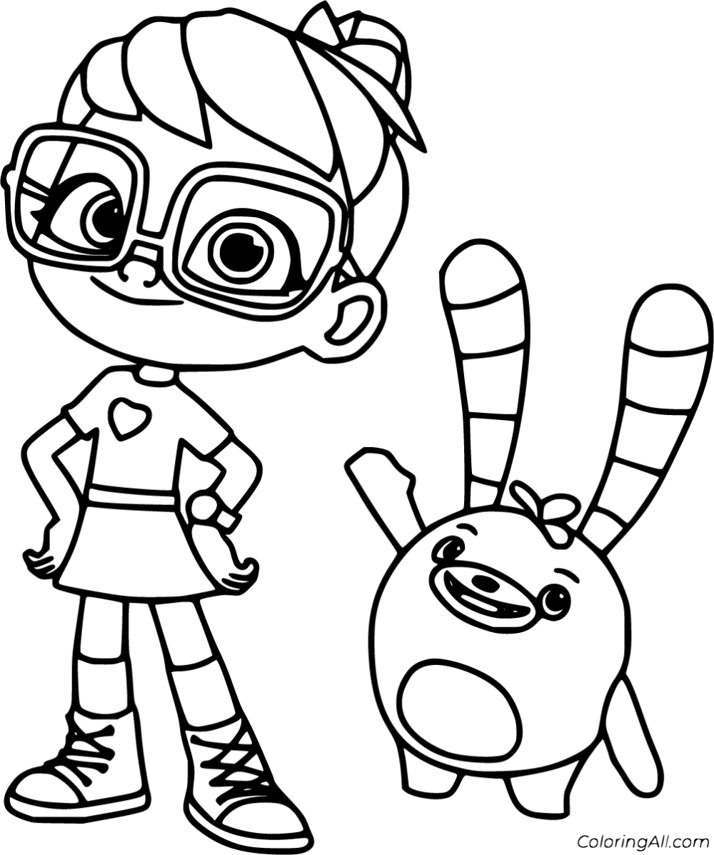 Abby hatcher coloring pages â