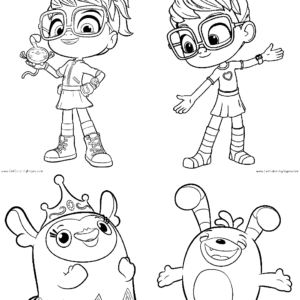 Abby hatcher coloring pages printable for free download