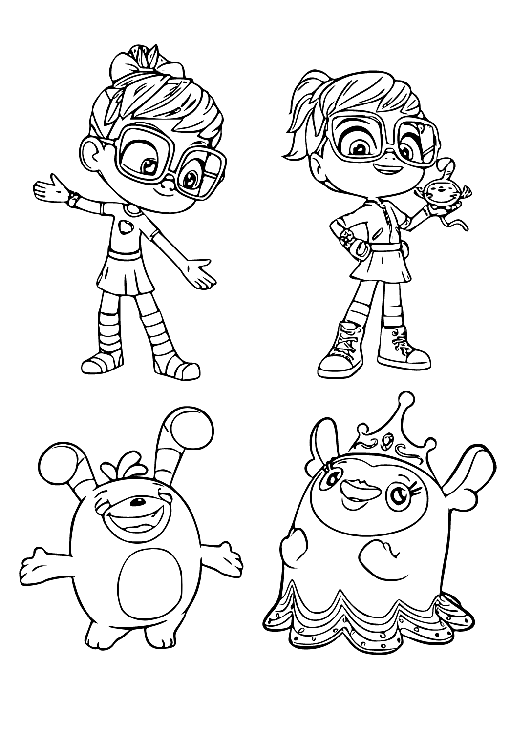 Free printable abby hatcher queen coloring page sheet and picture for adults and kids girls and boys