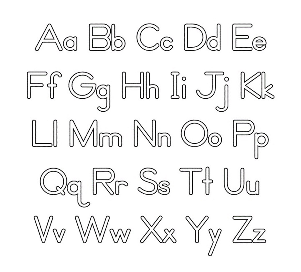 Free printable abc coloring pages for kids