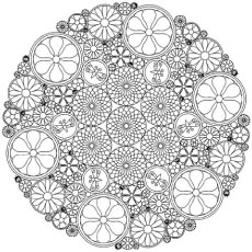 Abstract coloring pages