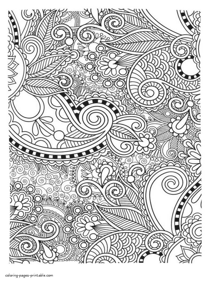 Free printable abstract coloring pages for adults coloring