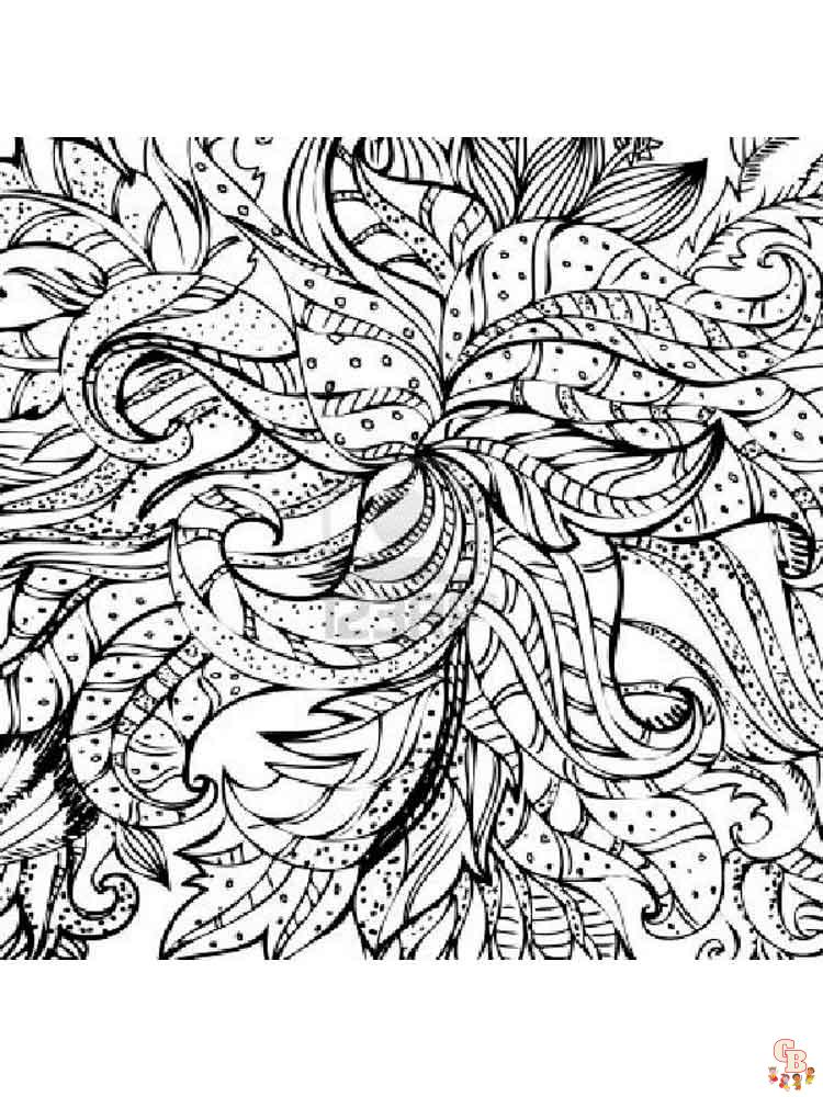 Free abstract coloring pages adult printable sheets for relaxation