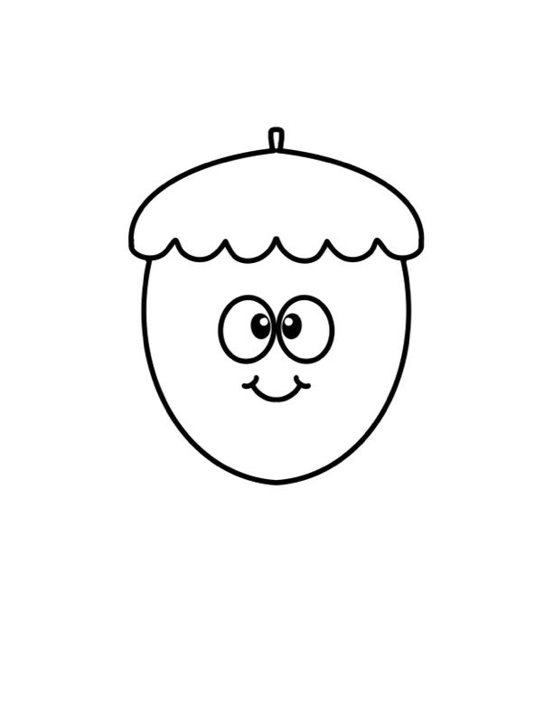 Free printable acorn crafts and templates