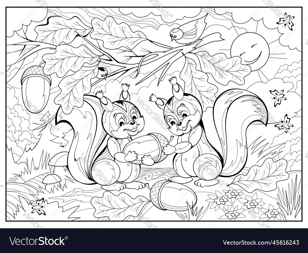 Acorn printable outline vector images