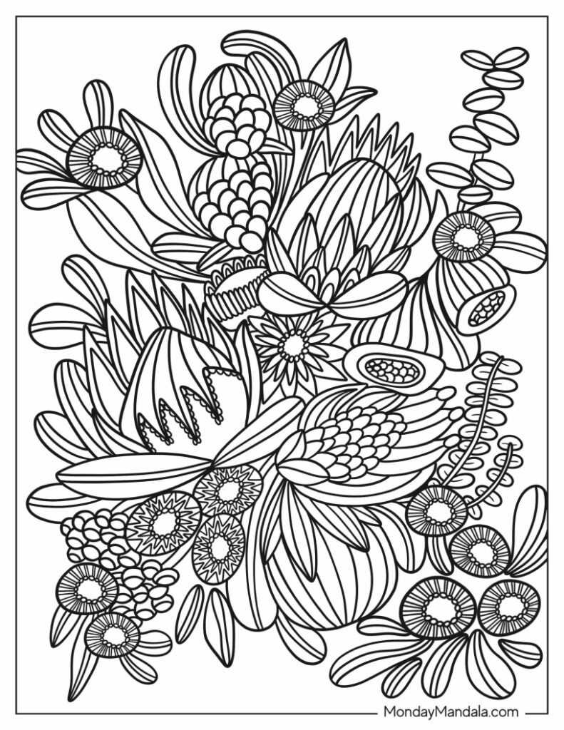 Abstract coloring pages free pdf printables