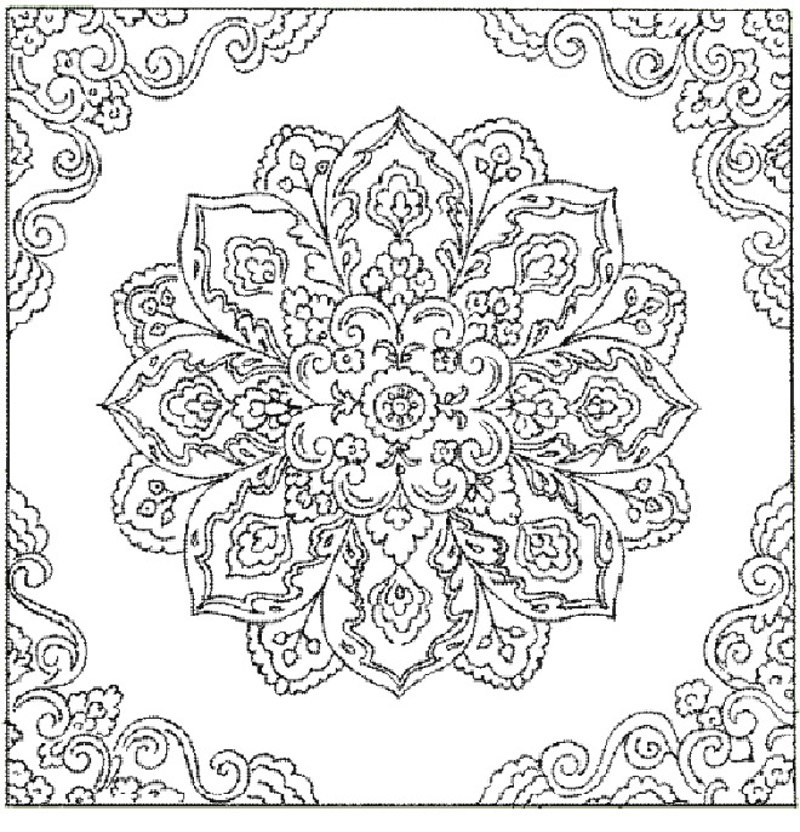 Free printable abstract coloring pages for adults