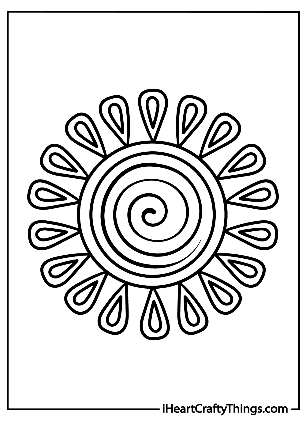 Abstract coloring pages free printables