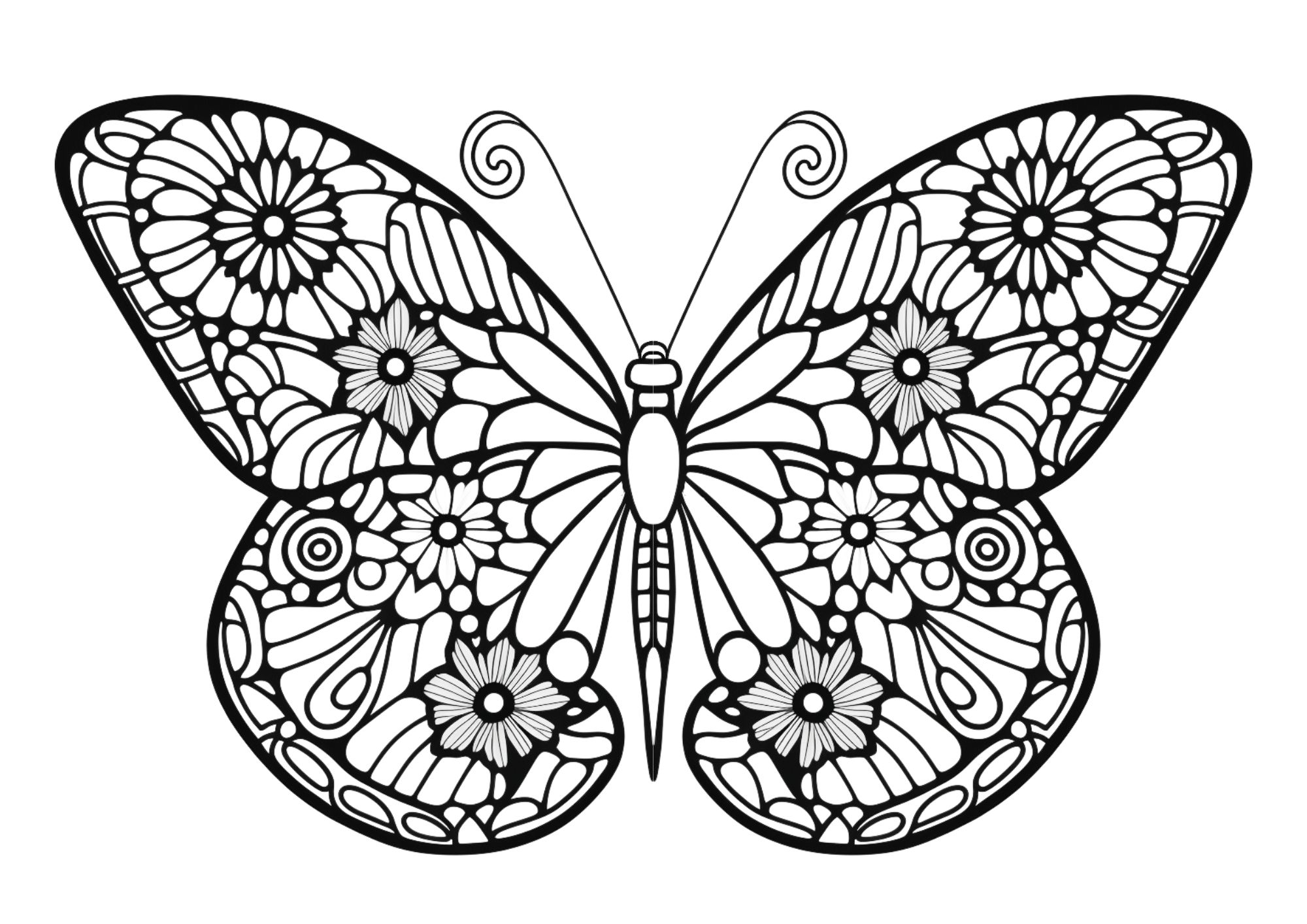 Free printable animal coloring pages for adults relax unwind and color