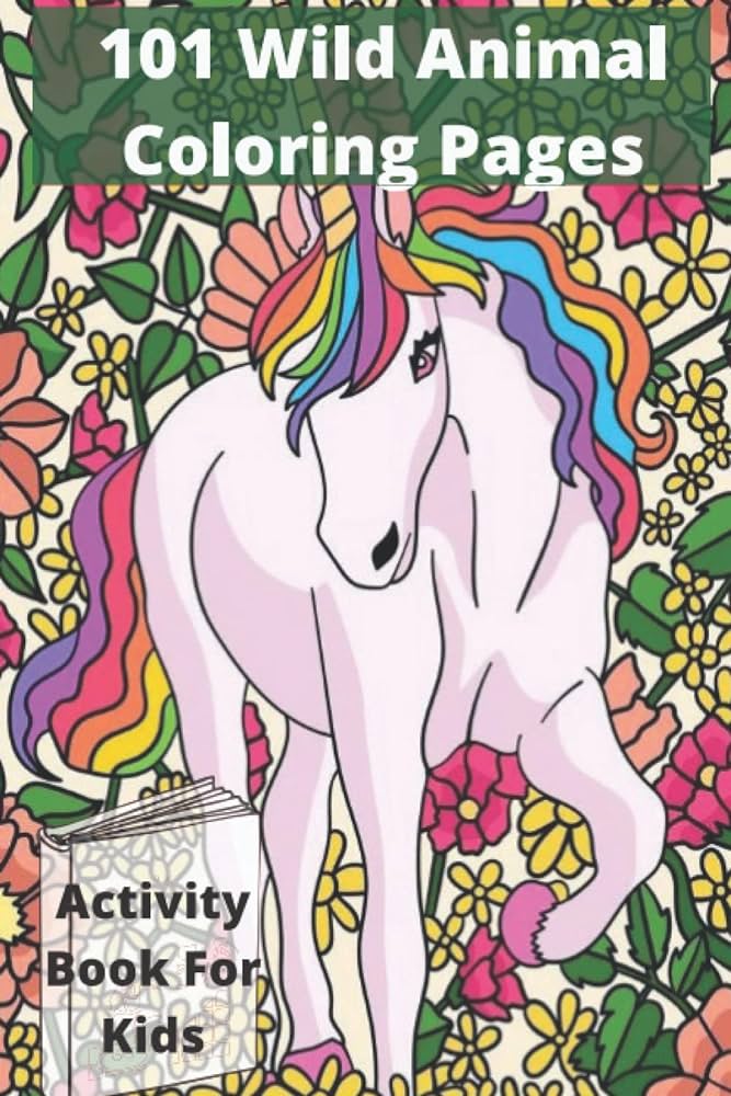 Animal coloring pages for kids printable wild animal coloring pages for kids boys teens adults pet and wild animal birthday party activity book john books