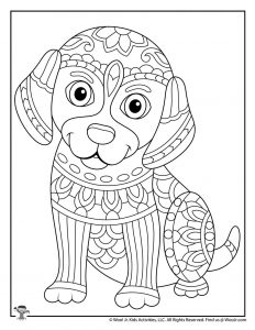 Animal coloring pages for adults teens woo jr kids activities childrens publishing