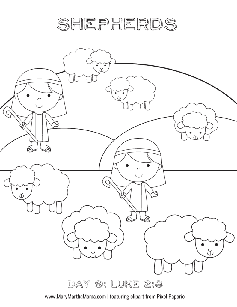 Advent coloring pages free printable pages for kids â mary martha mama