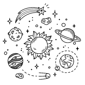 Aesthetic drawing coloring pages printable for free download