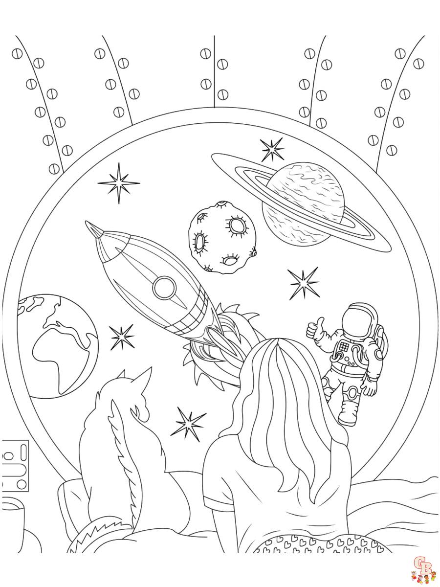 Aesthetic coloring pages