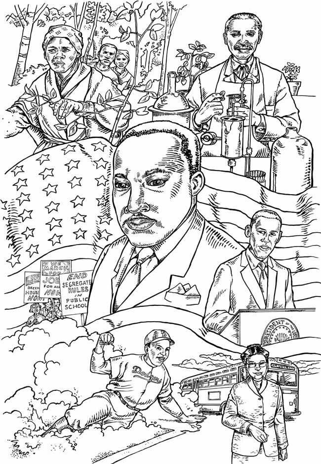 Wele to dover publications black history month crafts adult coloring pages coloring books