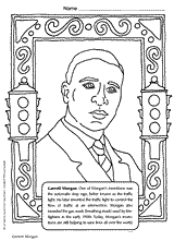 Coloring book of african
