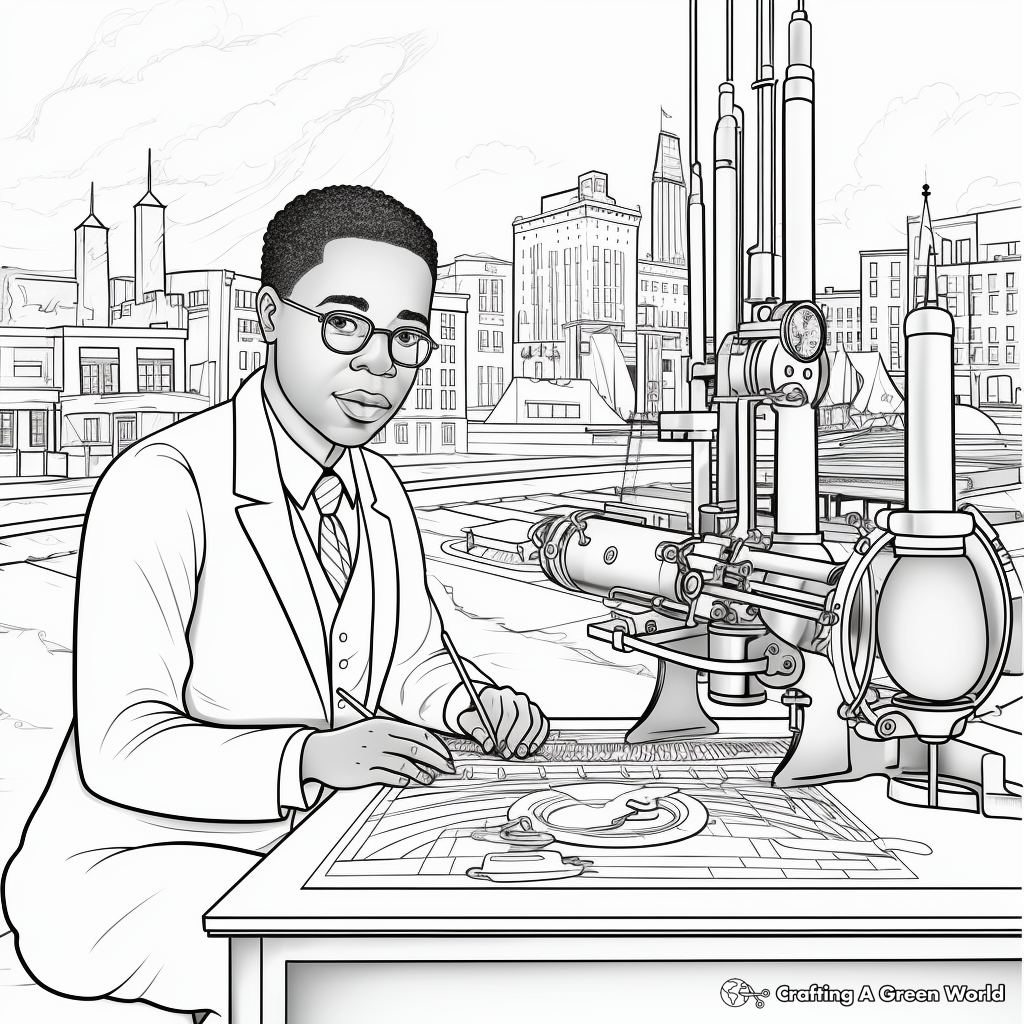 Black history month coloring pages