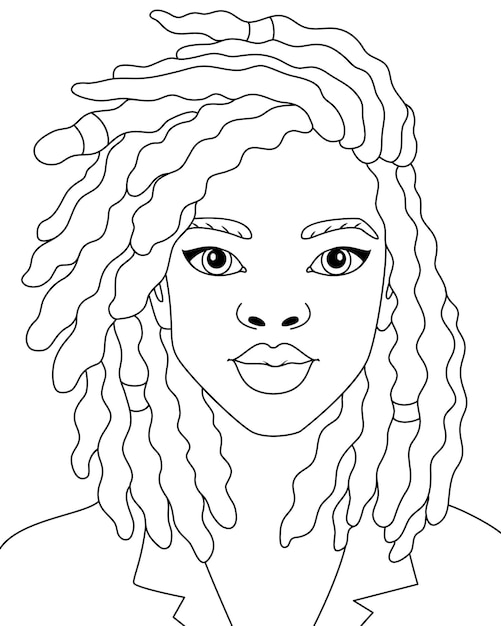 African american coloring page images