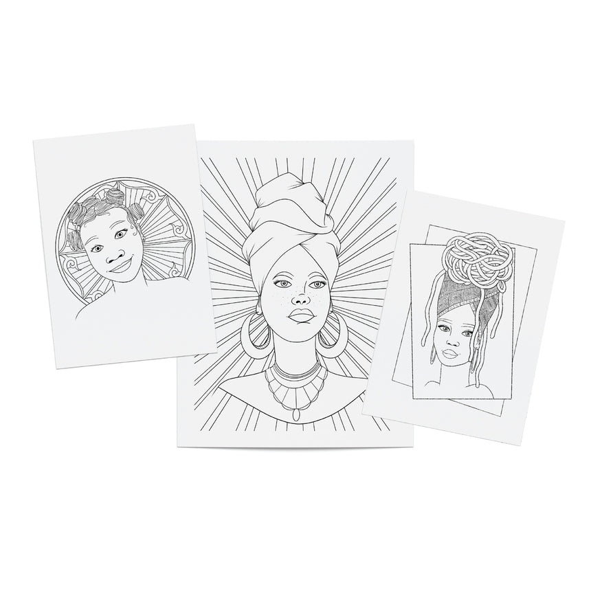 Dorothy gilbert black girl magic favorites printable coloring pack