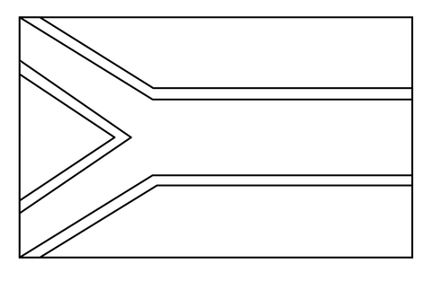 Flag of south africa emoji coloring page free printable coloring pages