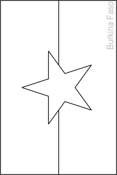 Colouring book of flags north africa