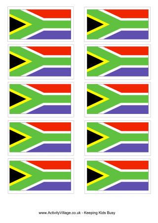 South africa flag printables