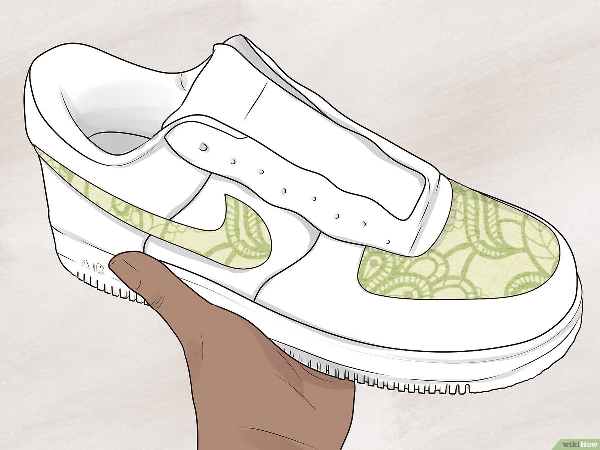 How to customize air force shoes eye