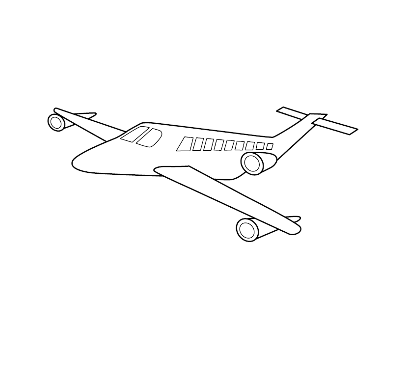 Aeroplane airplane colouring picture free colouring book for child â monkey pen store
