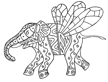 Alebrijes coloring pages