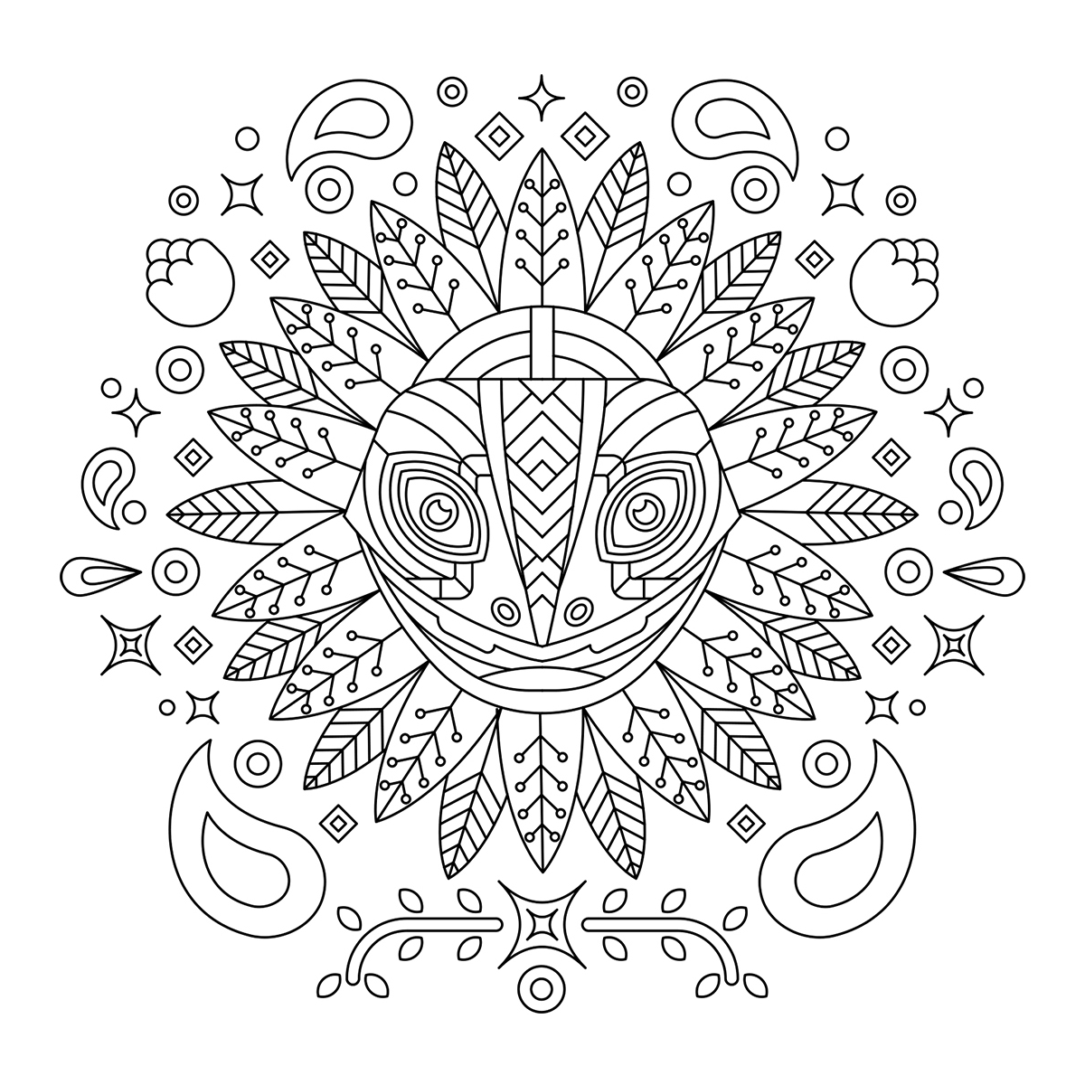 Alebrijes coloring book