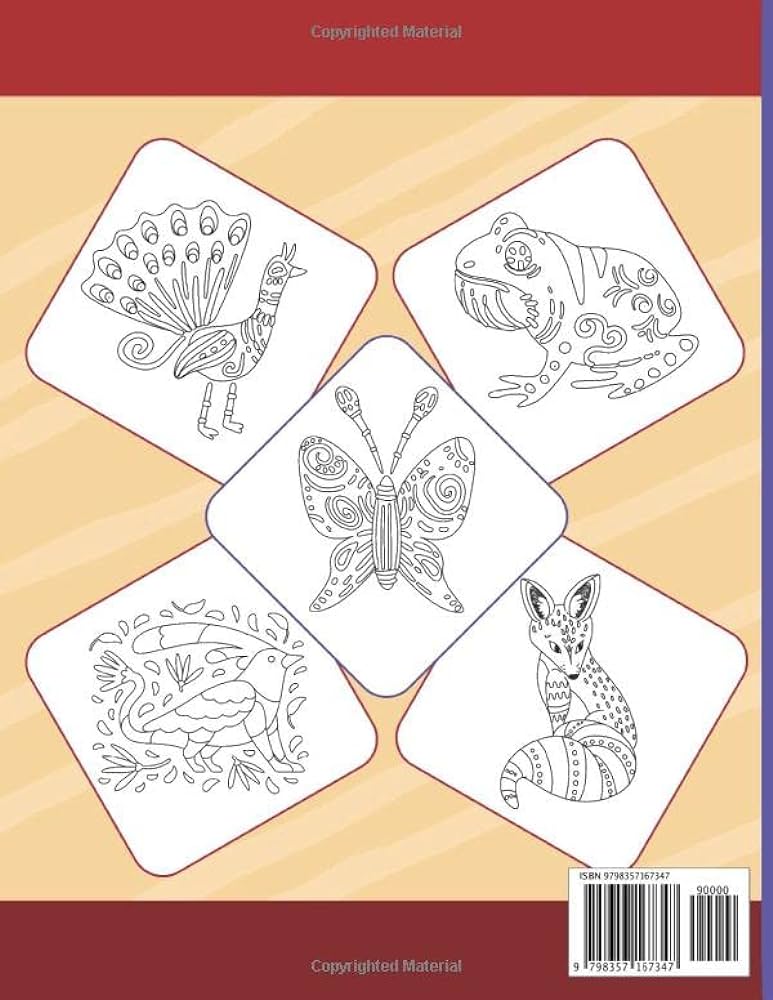 Alebrijes coloring book for kids unique mexican folk art coloring book for toddlers girls boys preschoolers and kindergarten mexican folk art of fantasy mythical creatures and more coloring saffron