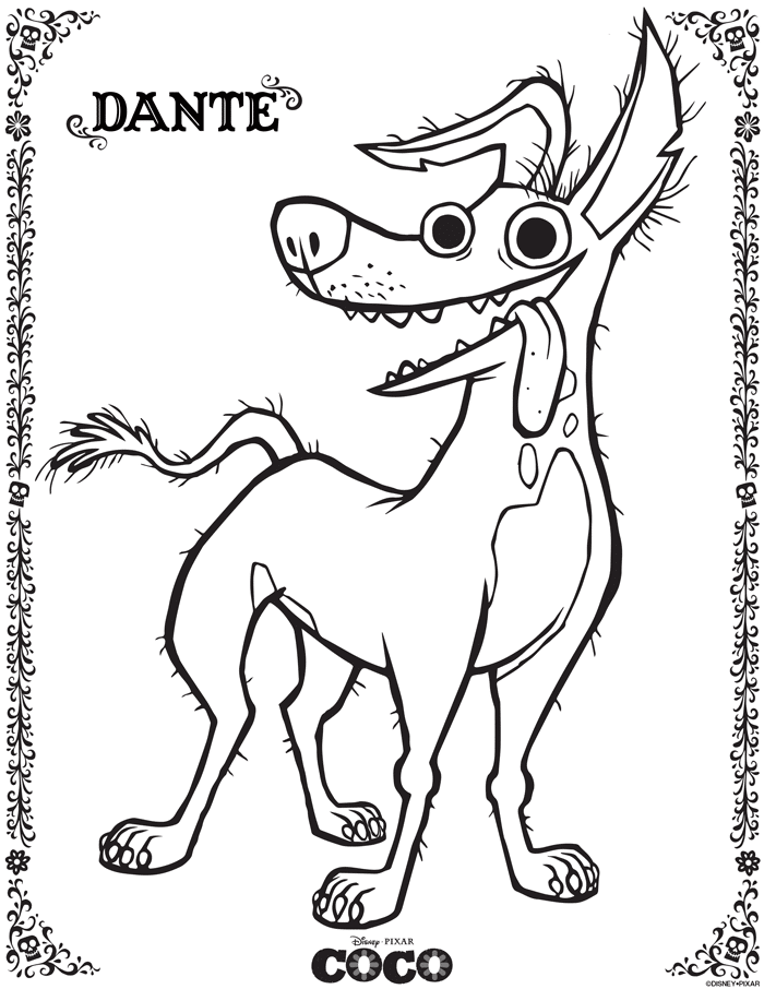 Free disney pixar coco printables