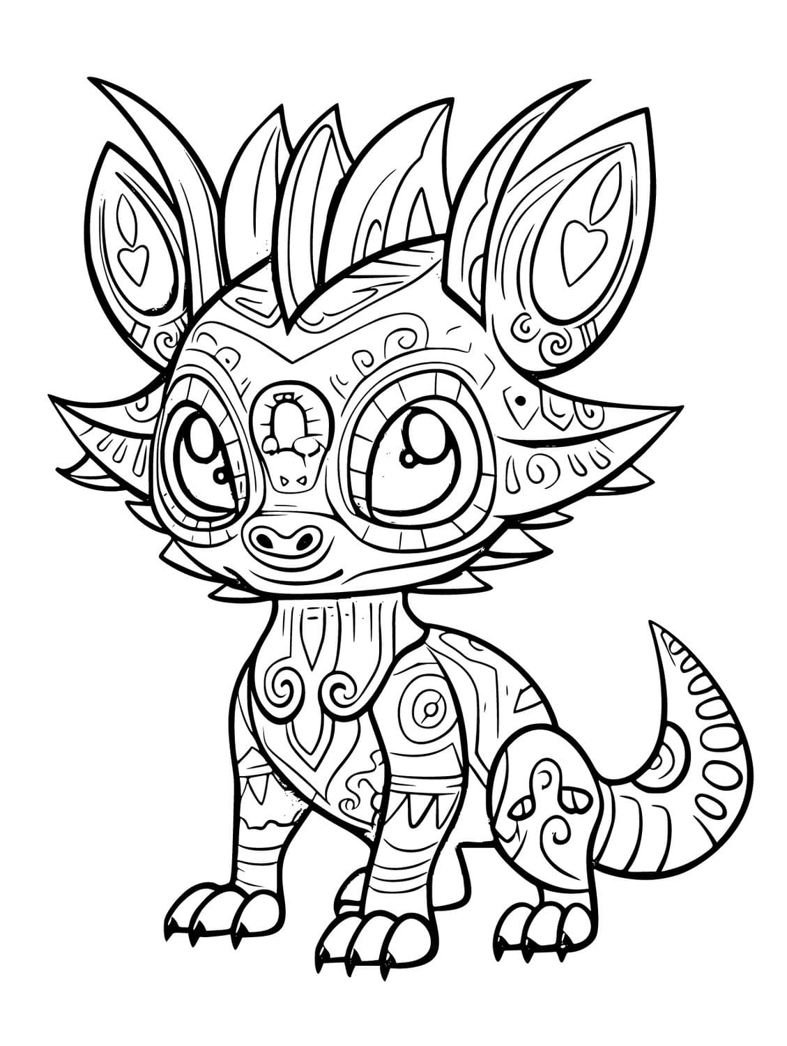 Alebrijes coloring pages
