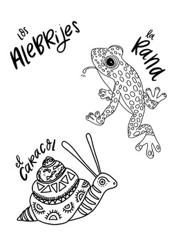 Alebrije coloring pages by lorcamente tpt