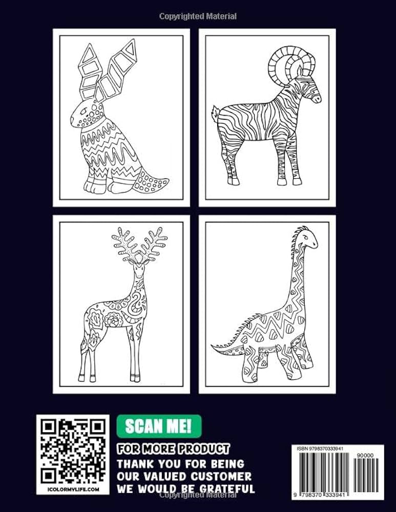 Animal alebrijes coloring book for adults amexican folk art coloring pages for adults to color best gifts for girls and boys birthday gifts white elephants to relaxation gag