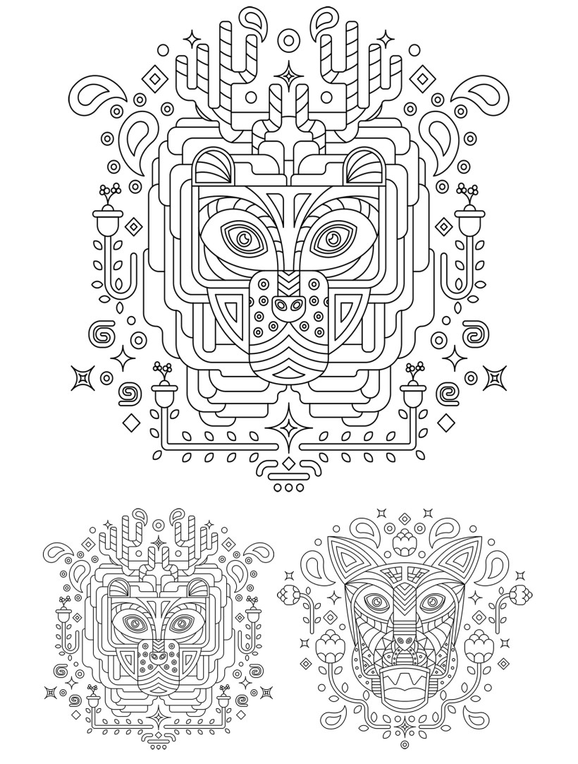 Alebrijes coloring book