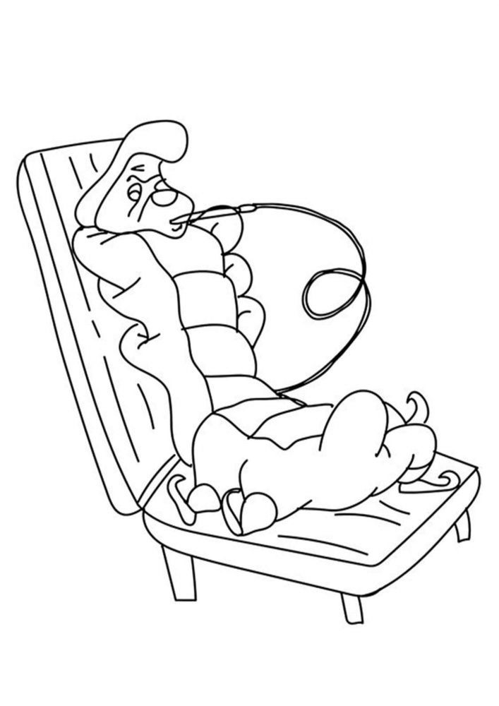 Free easy to print alice in wonderland coloring pages