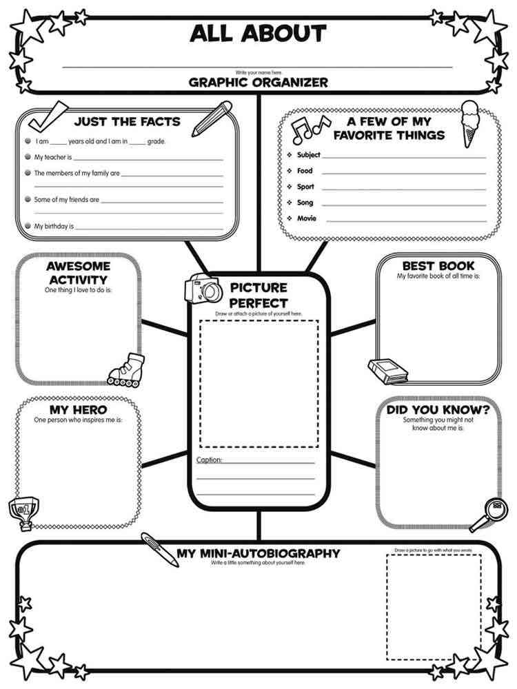 All about me coloring pages