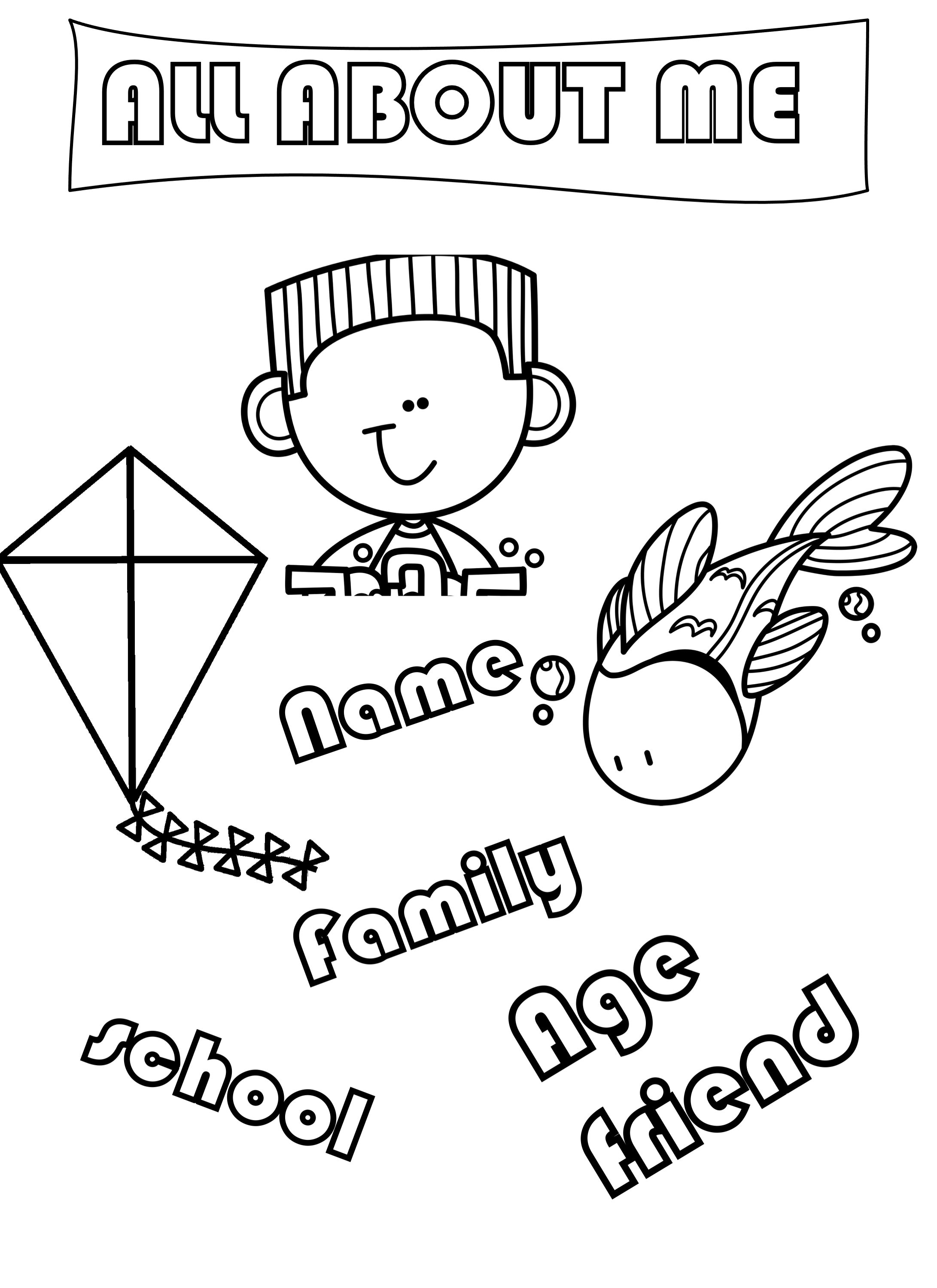 Back to school all about me life skill worksheets made by teachers