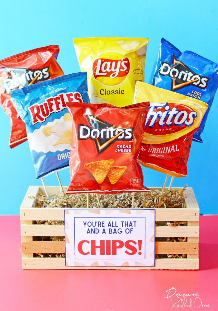 Youre all that and a bag of chips gift free printable