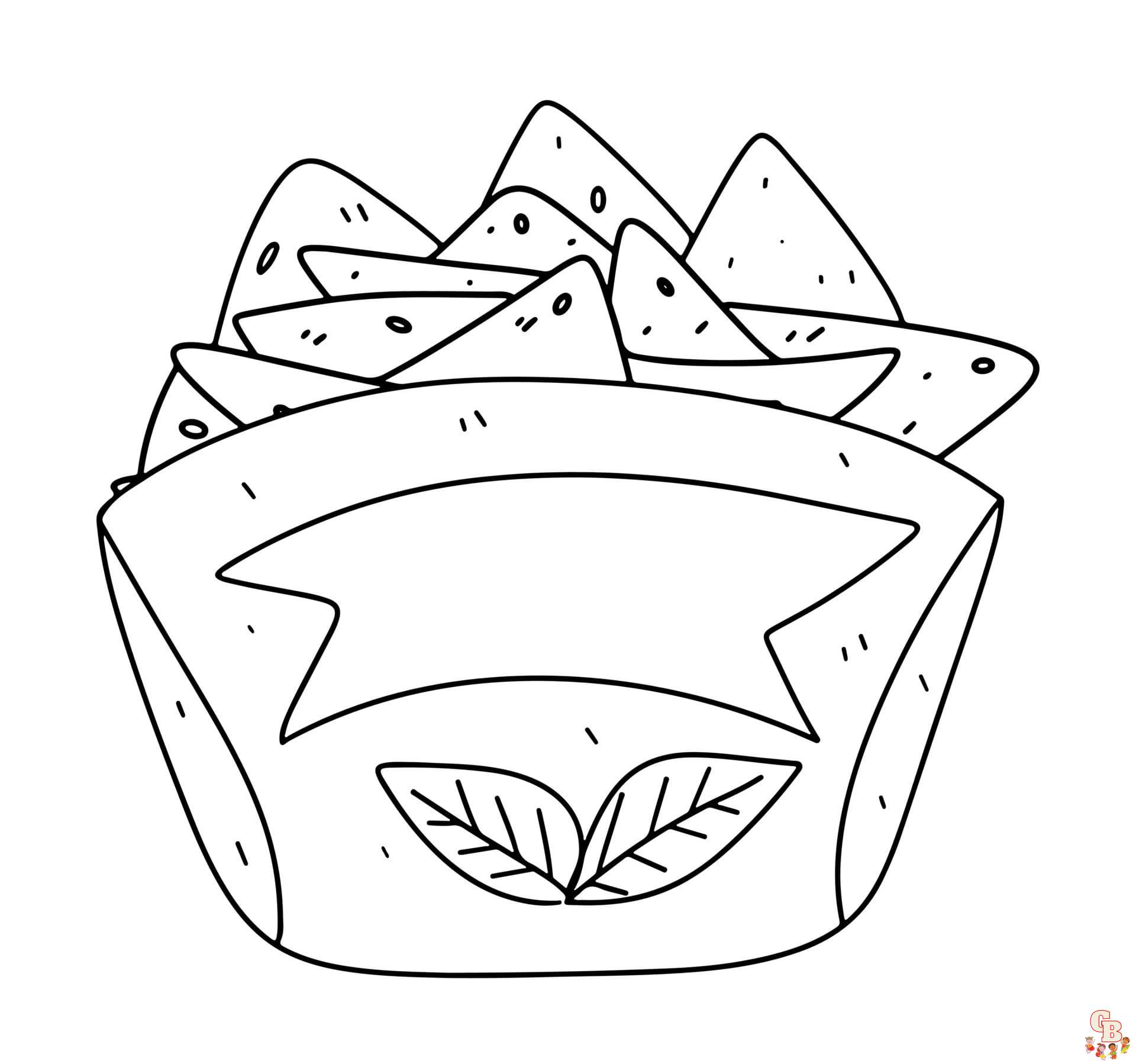 Printable chips coloring pages free for kids and adults