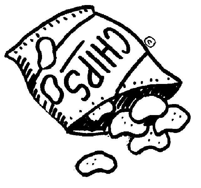 Chips coloring pages