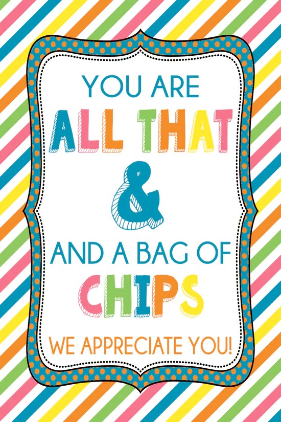 Youre all that and a bag of chips free