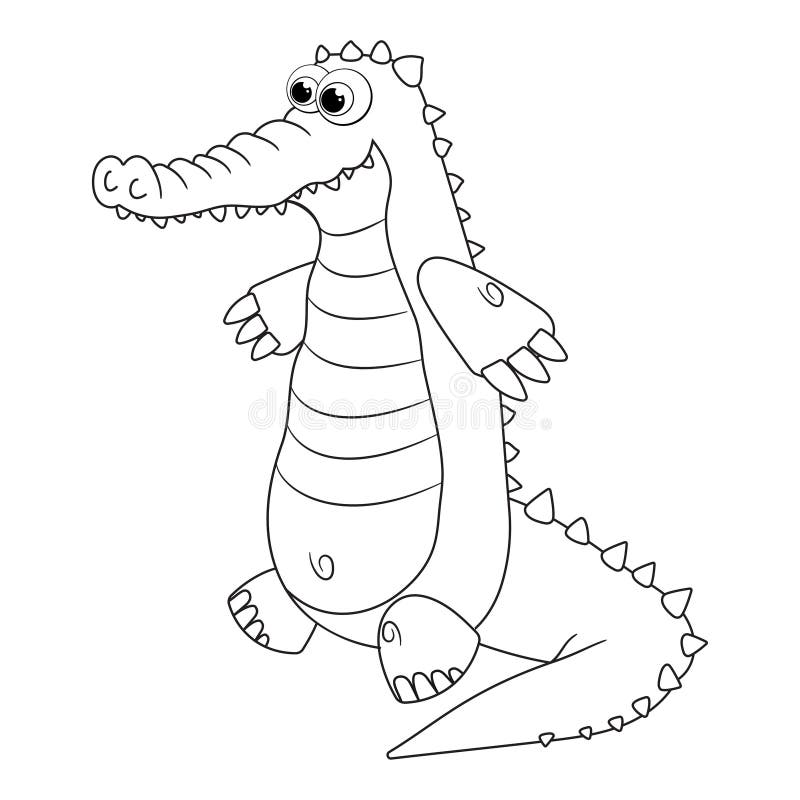 Coloring page alligator stock illustrations â coloring page alligator stock illustrations vectors clipart