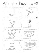 Alphabet coloring pages