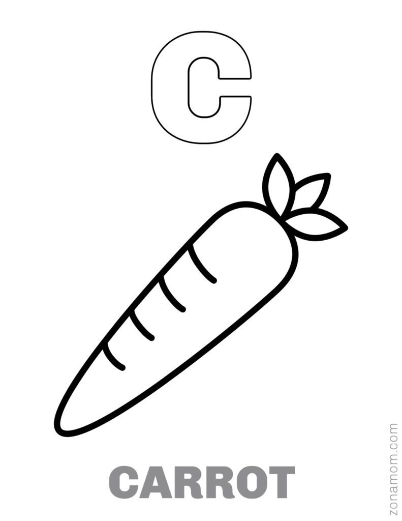 Free printable alphabet coloring pages